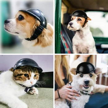 נהנה לחיות מחמד רכיבה על קסדה גור אופנוע אופניים כובע מחמד צעצוע כובע כובע כלב חתול חוצות רכיבה ואביזרים
